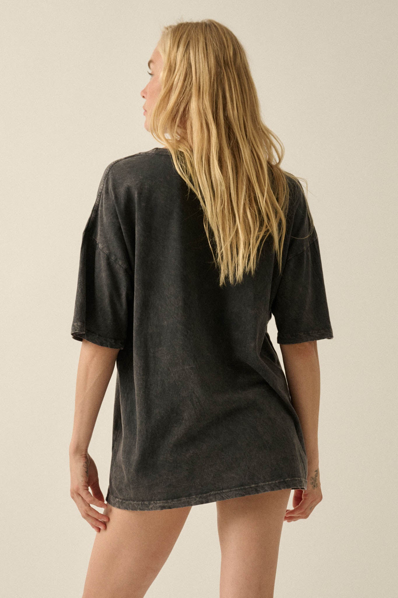 Panther Pack Vintage-Wash Oversize Graphic Tee