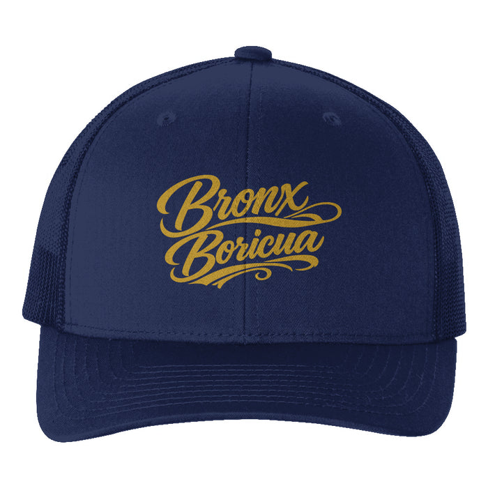 Bronx Boricua Six-Panel Retro Trucker by Bronx Native - Puerto Rico Collection