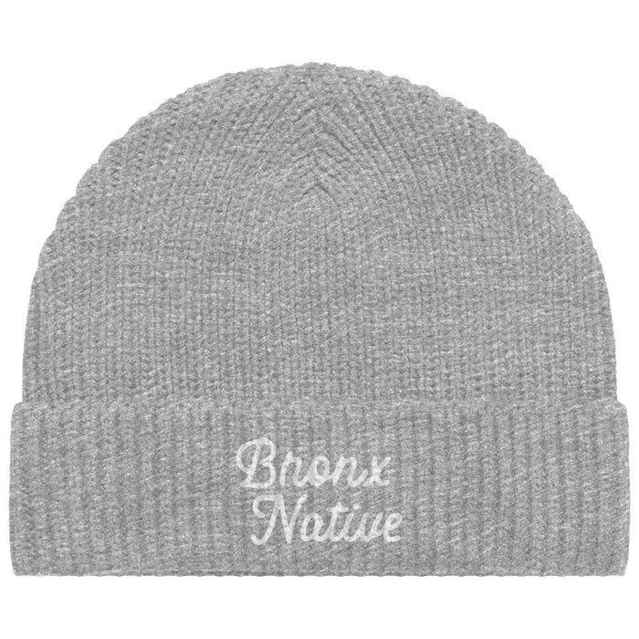Bronx Native Classy Gauce Beanie (Embroidered Black)