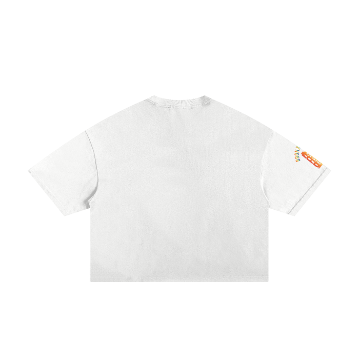 Bronx Pride Classic Frayed Boxy Tee by Bronx Native for Bronx Pride, NYC Pride, and inclusive New York streetwear
