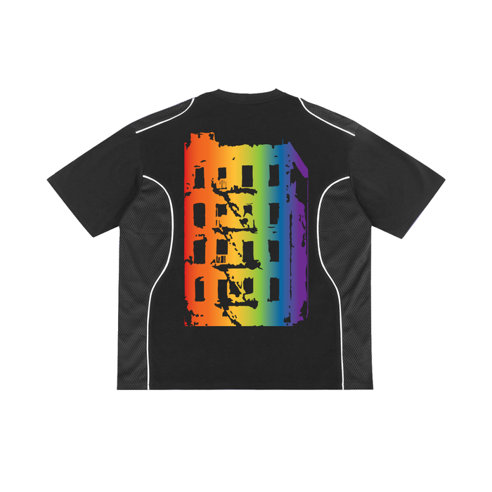 Bronx Pride Contrast Piped Panel T-Shirt by Bronx Native for Bronx Pride, NYC Pride, and inclusive New York streetwear