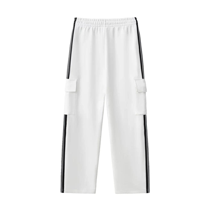 Have a Bronx Day Side Stripe Straight-Leg Pants