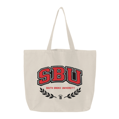 SBU South Bronx University Jumbo Tote by Bronx Native for New York summer
