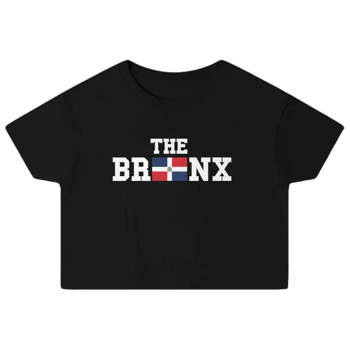 The Bronx Flag (DR) Women's Crop Top