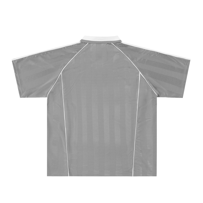 The Bronx Shadow Stripe Collared Soccer Jersey by Bronx Native