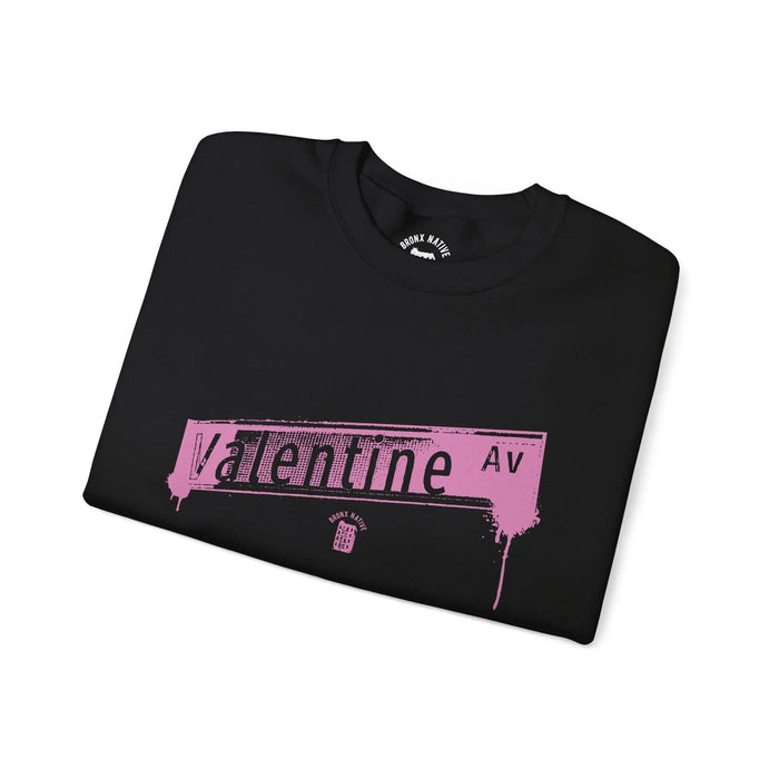 Valentine Ave Pink Drip Crewneck Sweatshirt