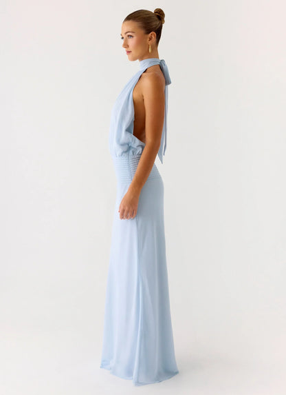 Lalia Maxi Dress - Pale Blue