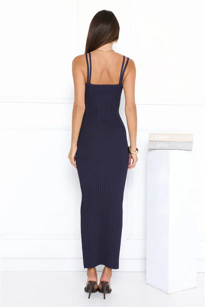 One More Song Maxi Dress Navy