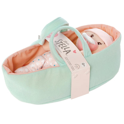 Love, Stella My First Doll Peach & Bassinet