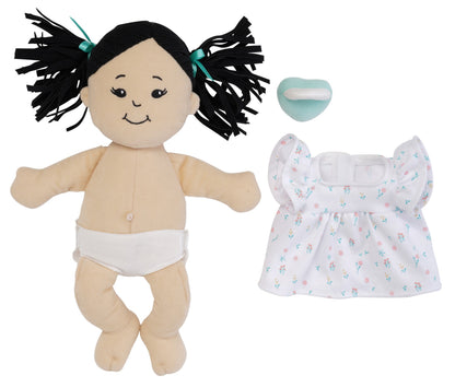 Love, Stella Light Beige Doll with Black Pigtails