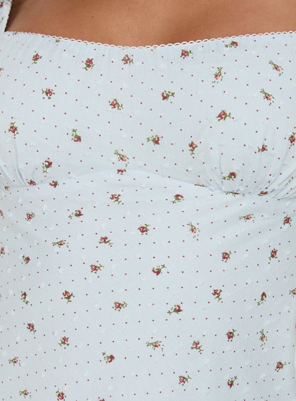 Fenrir Ruched Mini Dress Multi Floral