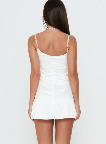 Powell Mini Dress White