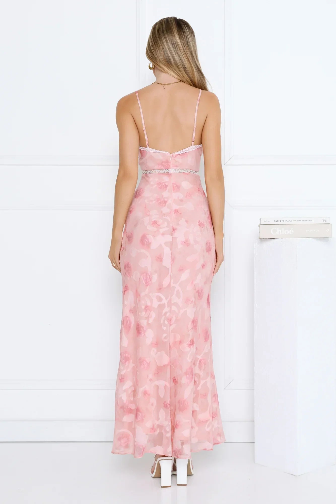 Rosewater Daydream Maxi Dress Pink