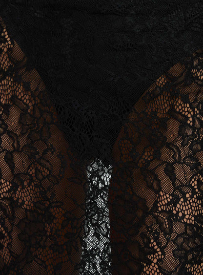 Yvanna Lace Maxi Dress Black