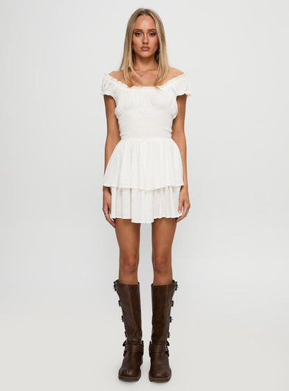 The Love Galore Romper White