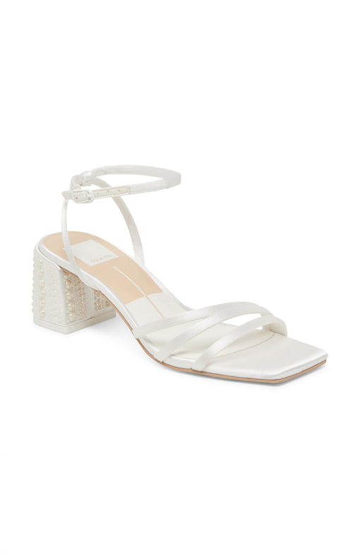 Dolce Vita Ysabel Pearl Heel ~ True White