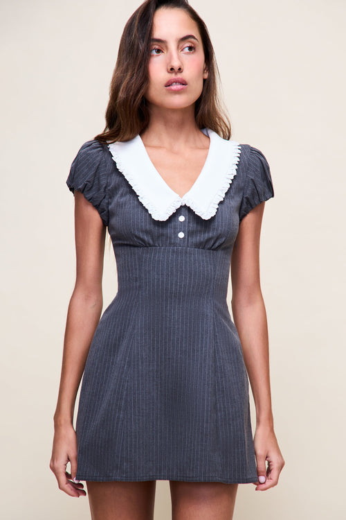 Jane Eyelet Mini Dress