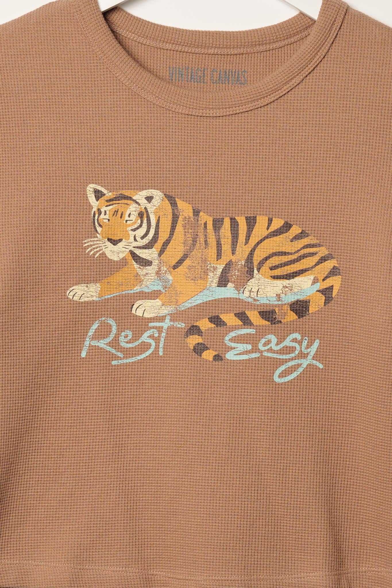 Rest Easy Tiger Thermal Graphic Baby Tee