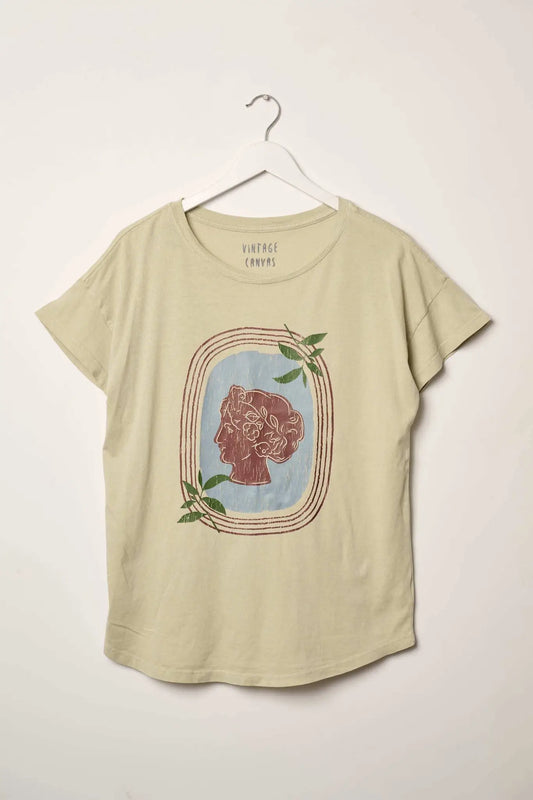 All Greek to Me Vintage-Wash Graphic Tee