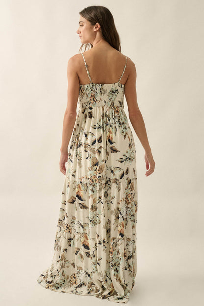 Bonita Jardin Floral Tiered Wide-Leg Jumpsuit