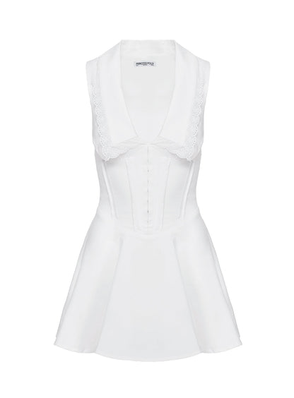 Haworth Mini Dress White