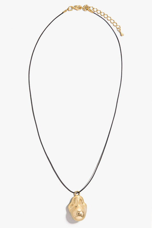Eureka Gold Nugget Cord Necklace