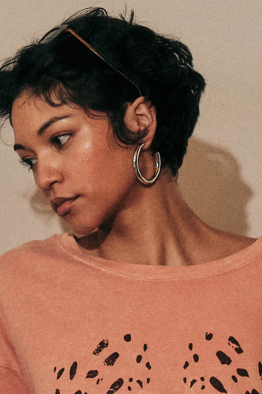 Avondale Silver-Dipped Hoop Earrings