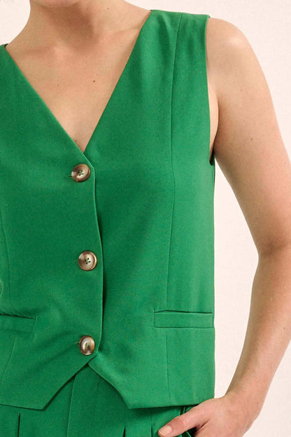 Beautifully Bespoke Three-Button Suit Vest