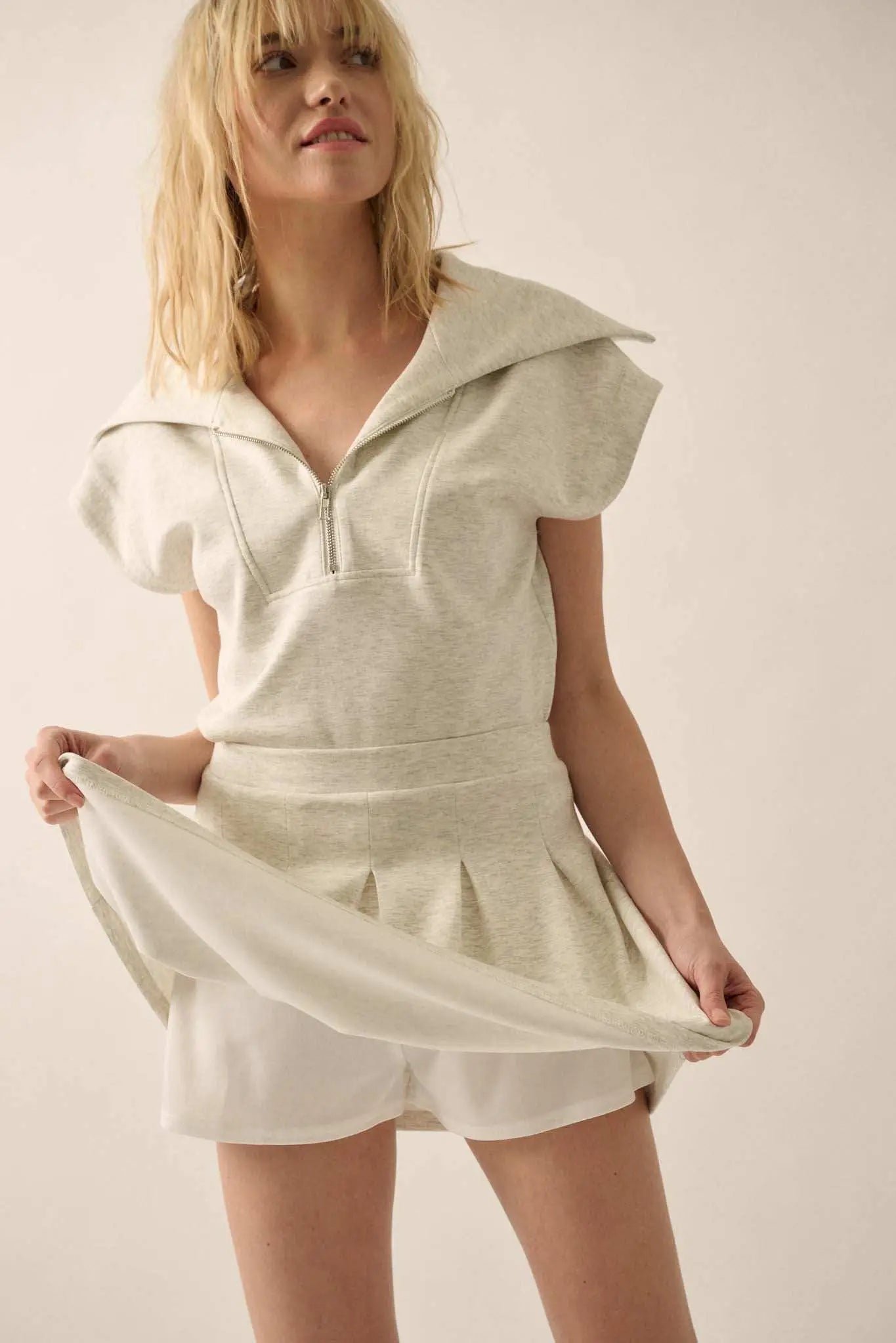 Premium Scuba Pleated Tennis Skort
