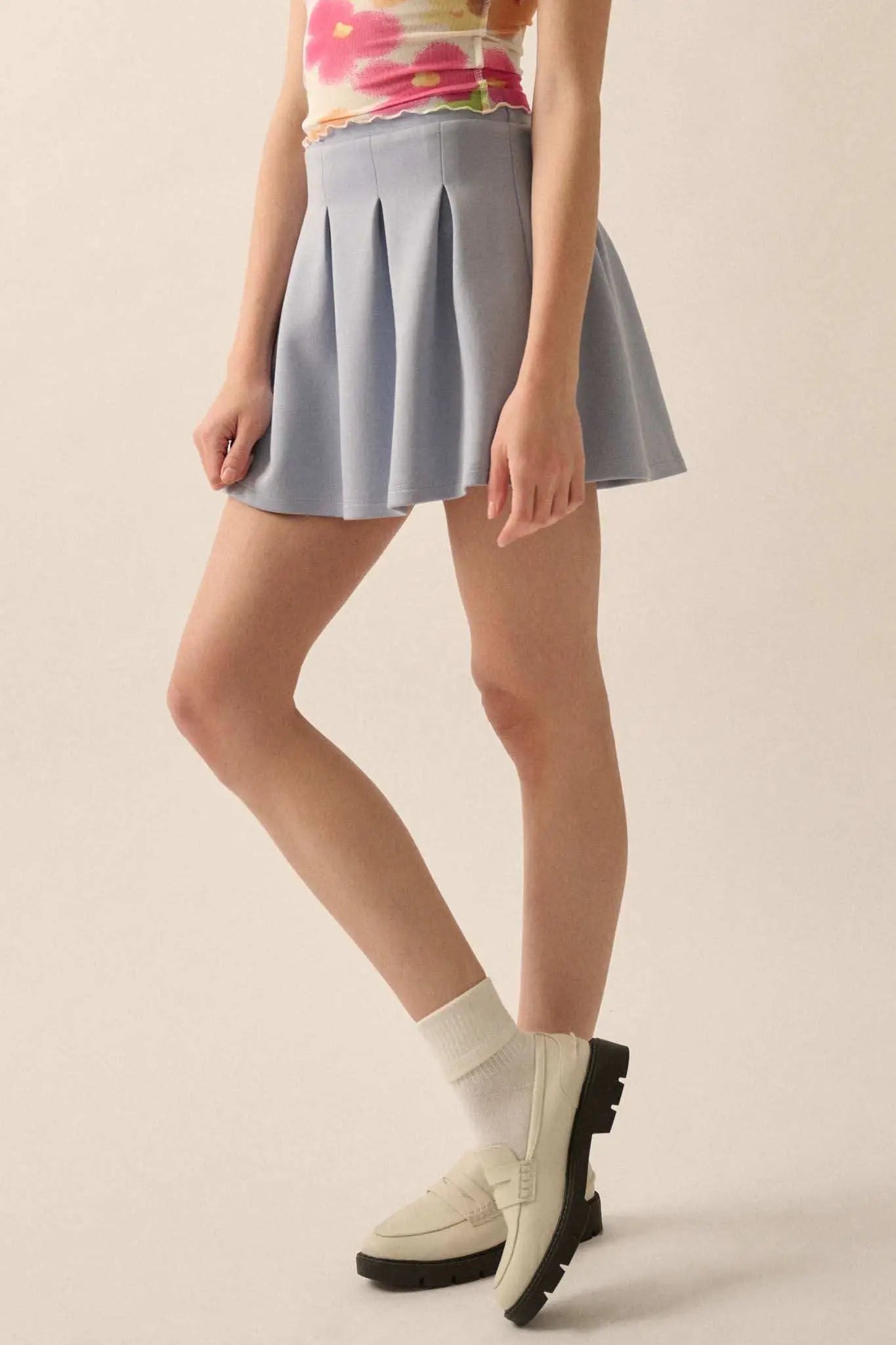 Premium Scuba Pleated Tennis Skort