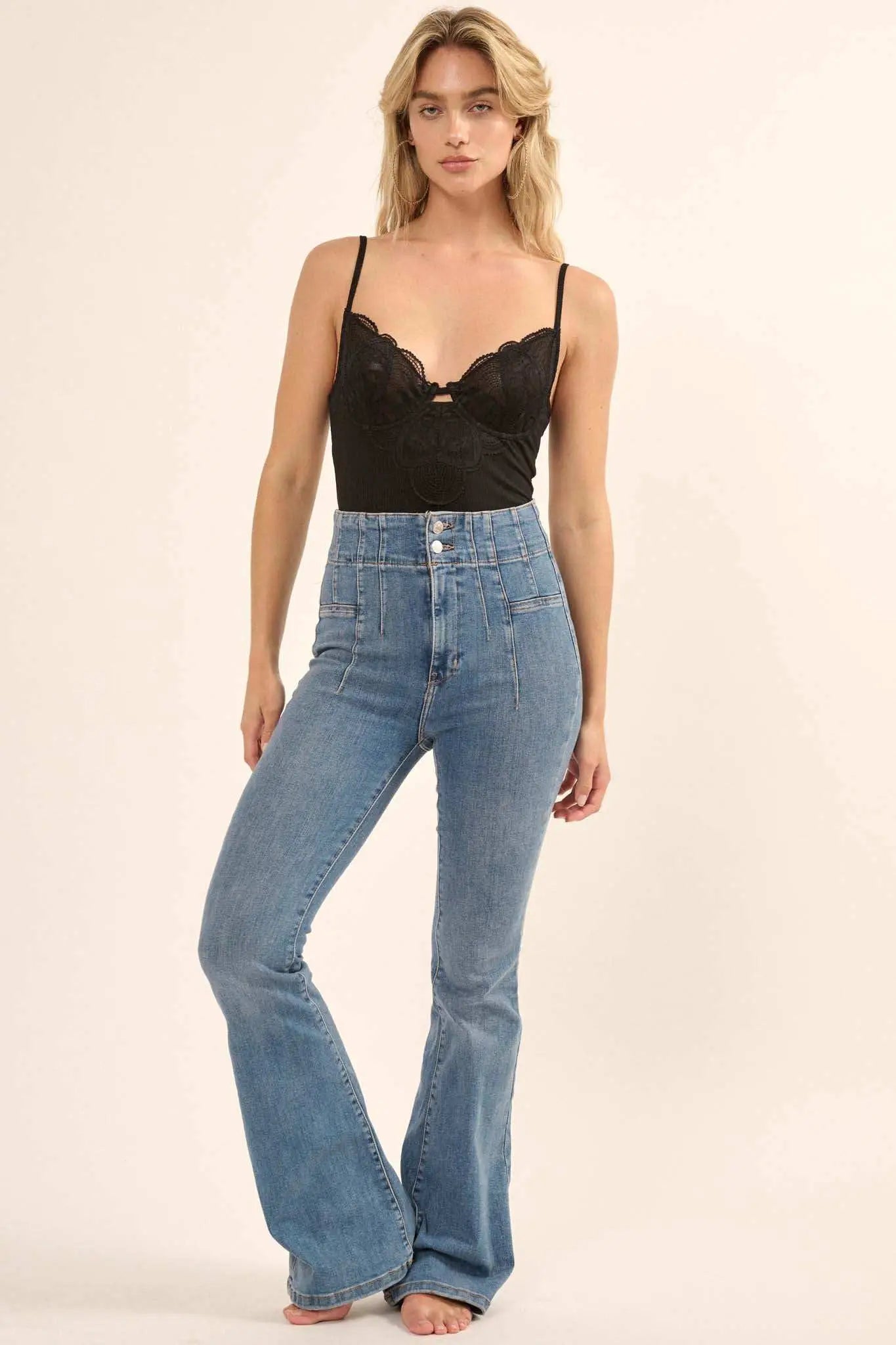 Romantic Rendezvous Lace Teddy Bodysuit