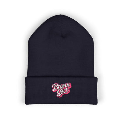 Beanie — "Bronx Girl" Embroidered Cuffed Winter Hat by Bronx Native