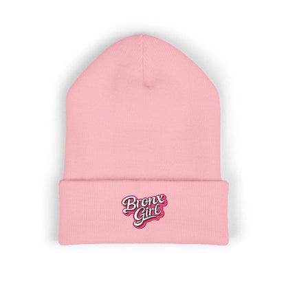 Beanie — "Bronx Girl" Embroidered Cuffed Winter Hat by Bronx Native