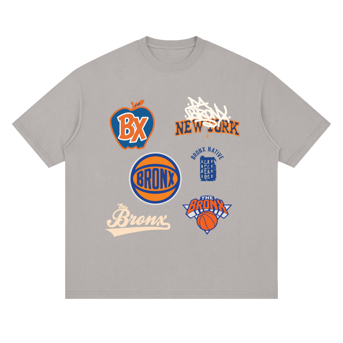 Bronx Basketball 2026 Finals Collection Streetwear Loose Drop Shoulder T-Shirt by Bronx Native for New York basketball Finals energy and Bronx streetwear pride