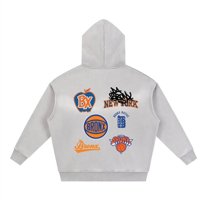 Bronx Basketball 2026 Lim. Edition Finals Sunfade Two-way Zipper Boxy Fleece Hoodie product image 1 of 2 by Bronx Native