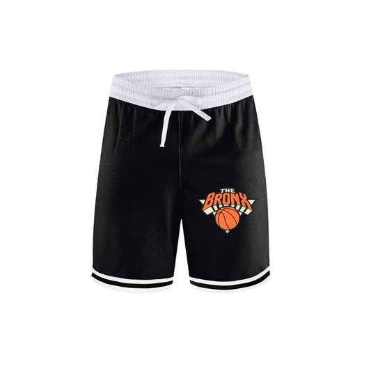 Bronx Basketball 2026 Playoff Edition Classic Stripe Trim Basketball Shorts by Bronx Native