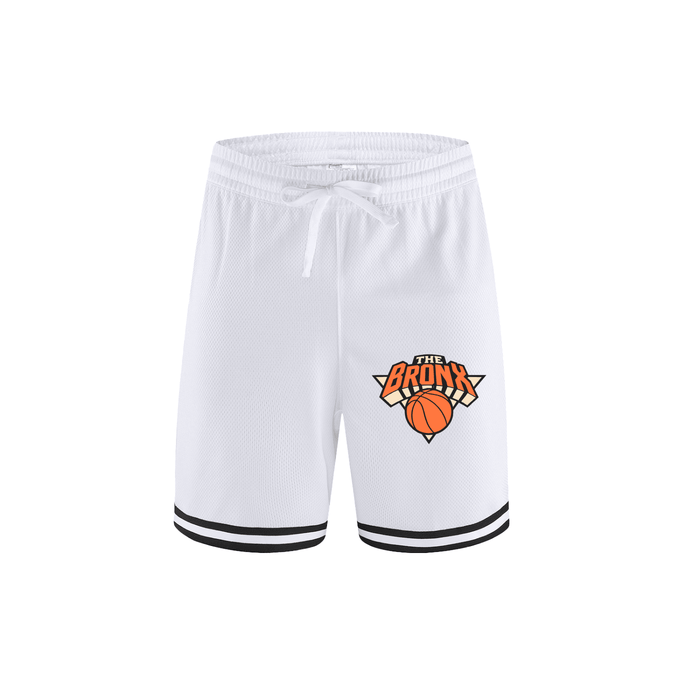 Bronx Basketball 2026 Playoff Edition Classic Stripe Trim Basketball Shorts by Bronx Native