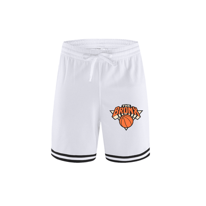 Bronx Basketball 2026 Playoff Edition Classic Stripe Trim Basketball Shorts by Bronx Native