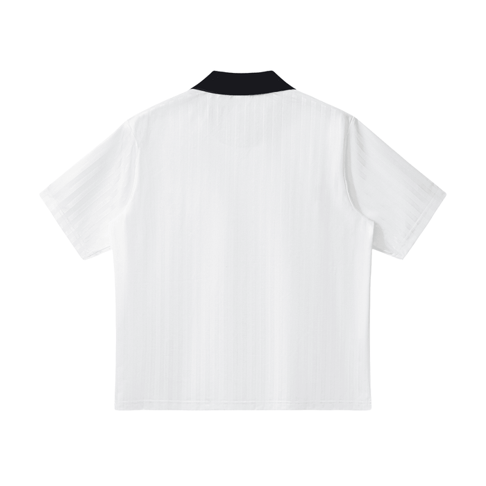 Bronx Basketball 2026 Playoff Edition Contrast Collar Striped Soccer Jersey by Bronx Native