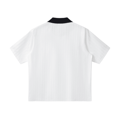 Bronx Basketball 2026 Playoff Edition Contrast Collar Striped Soccer Jersey by Bronx Native
