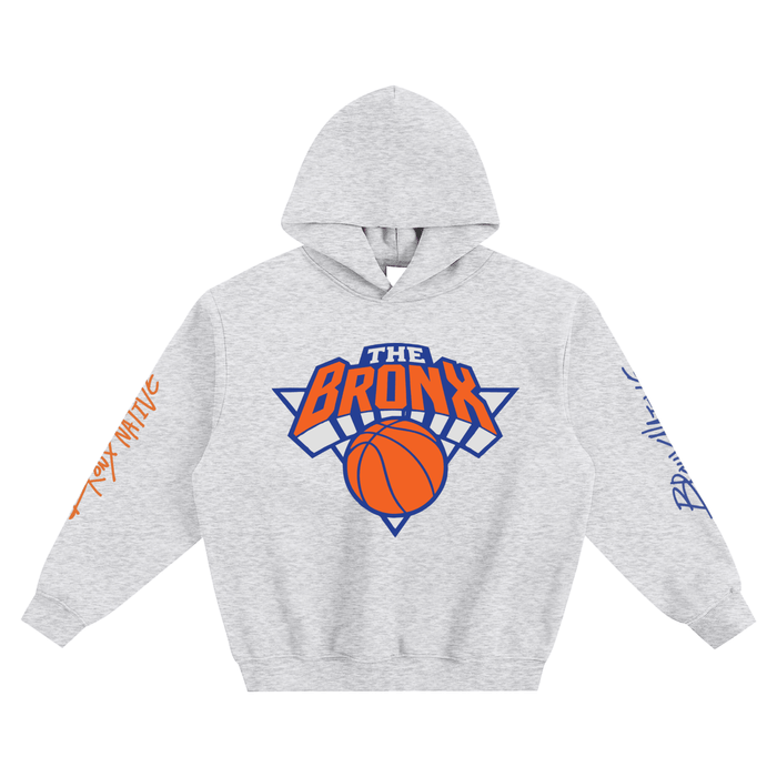 Bronx Basketball 2026 Playoff Edition Fleeced Boxy Hoodie by Bronx Native