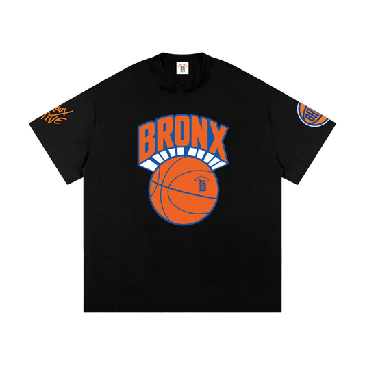 Bronx Basketball 2026 Playoff Edition Heavyweight Loose Fit T-Shirt by Bronx Native