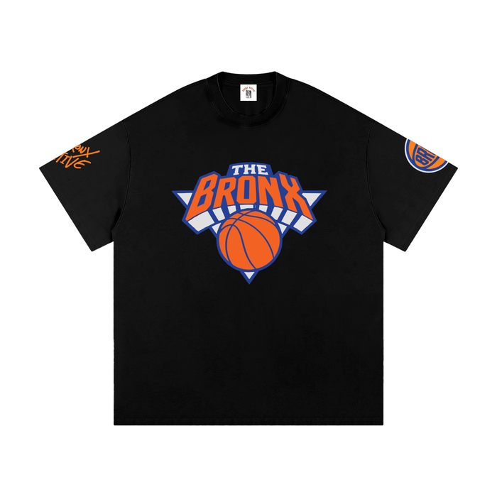 Bronx Basketball 2026 Playoff Edition Heavyweight Loose Fit T-Shirt by Bronx Native
