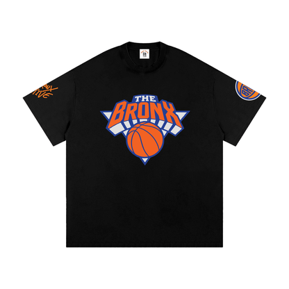Bronx Basketball 2026 Playoff Edition Heavyweight Loose Fit T-Shirt by Bronx Native