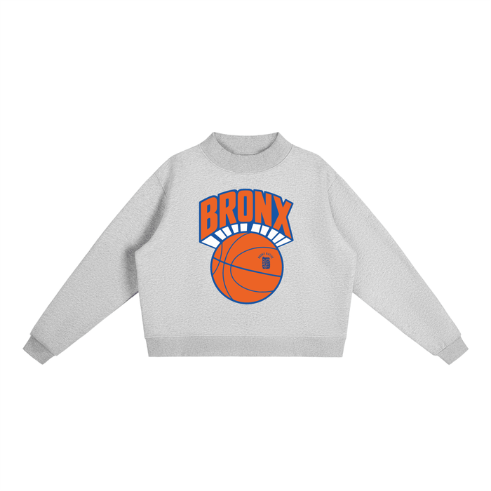 Bronx Basketball 2026 Playoff Edition Women's Essential Fleece Crew Sweatshirt by Bronx Native