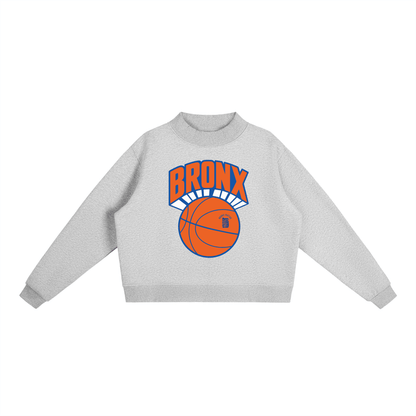 Bronx Basketball 2026 Playoff Edition Women's Essential Fleece Crew Sweatshirt by Bronx Native