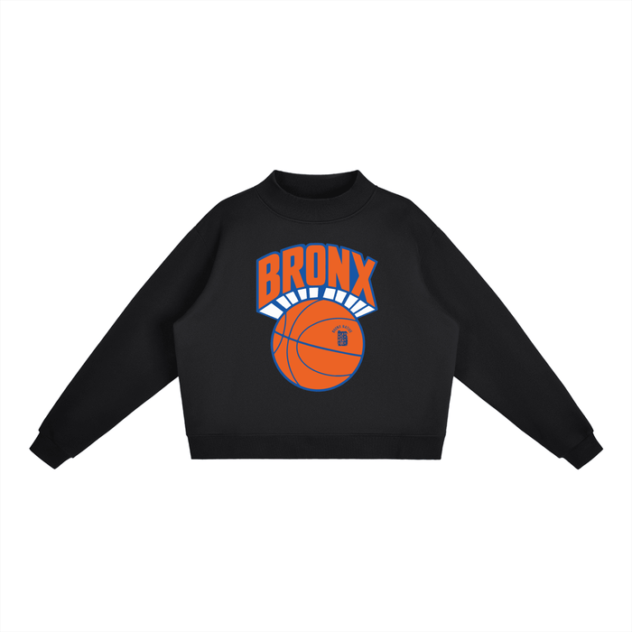 Bronx Basketball 2026 Playoff Edition Women's Essential Fleece Crew Sweatshirt by Bronx Native
