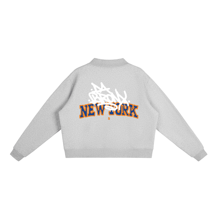 Bronx Basketball 2026 Playoff Edition Women's Essential Fleece Crew Sweatshirt by Bronx Native