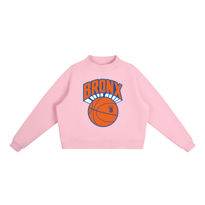 Bronx Basketball 2026 Playoff Edition Women's Essential Fleece Crew Sweatshirt by Bronx Native