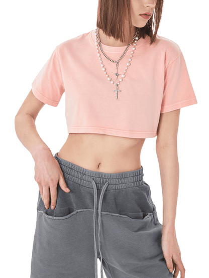 Bronx Basketball 2026 Playoff Edition Women's Snow Washed Crop Top by Bronx Native